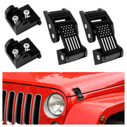 carleef front hood latch kit installed showing secure fit and style