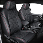 Carlimeki front seat cover on 4Runner showing tailored fit and refined look