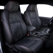 Carlimeki front seat full view showing tailored fit and clean upgrade