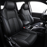 Carlimeki front seat full view showing tailored fit and upgraded look