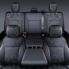 Carlimeki shot of side airbag area and seatbelt access ensuring safety compatibility
