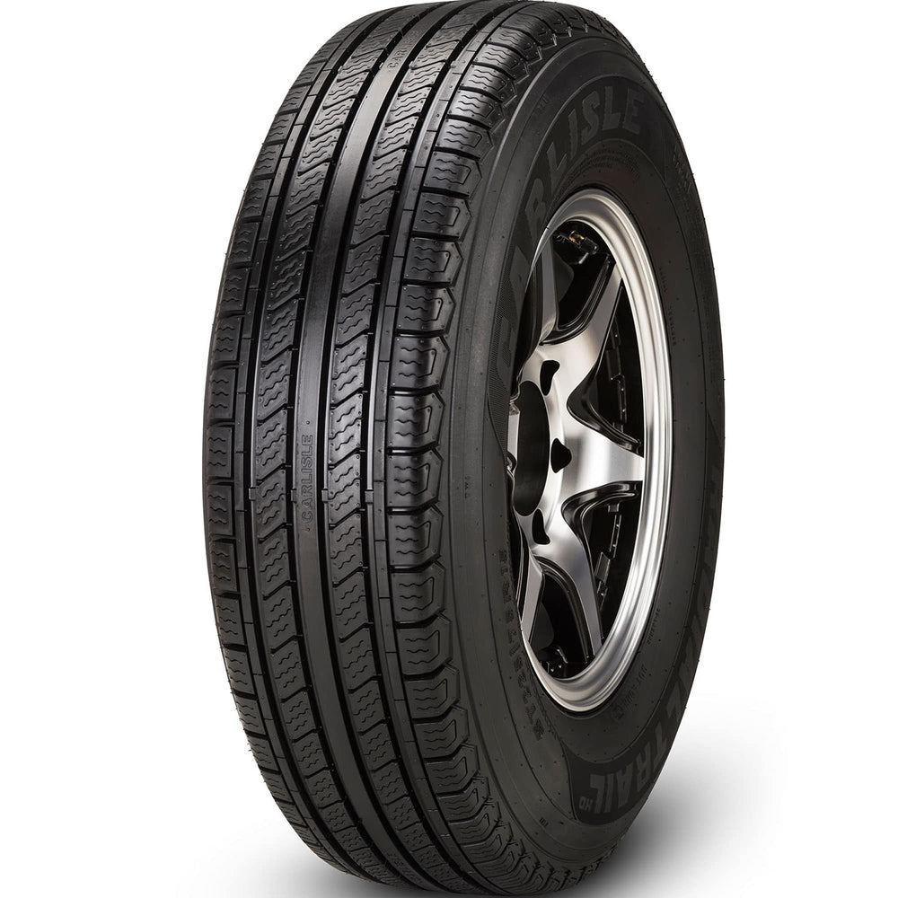 Carlisle Radial Trail HD front profile showing durable tread, improving trailer safety