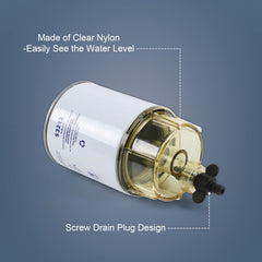 CARMOCAR separator installed on outboard motor, simplifies marine maintenance