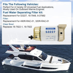 CARMOCAR filter element detail highlighting 10-micron filtration performance