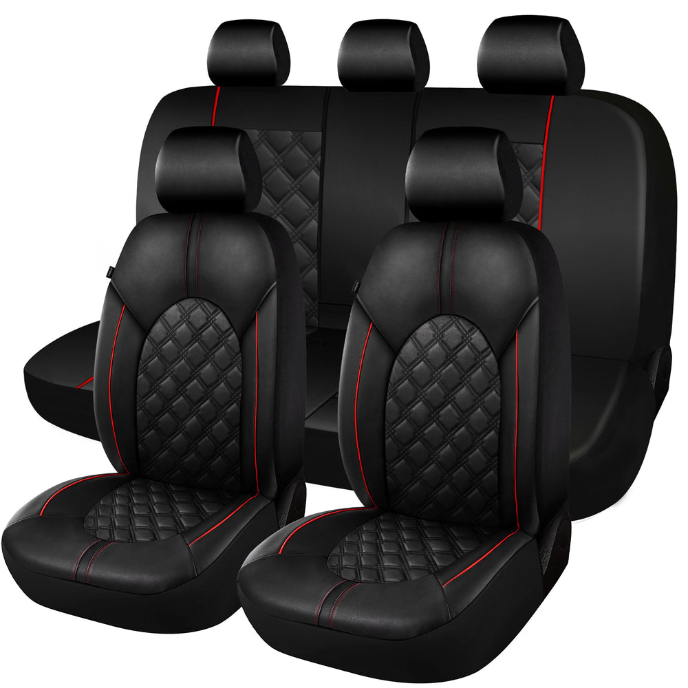 CAROMOP front seat full set shown installed, upgrades interior and protects seats