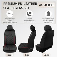 CAROMOP rear split bench with zipper, enables armrest access and flexibility