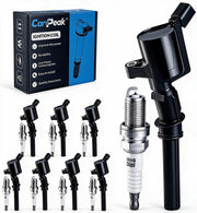 CARPEAK coil pack front view showing connector and mounting for easy replacement