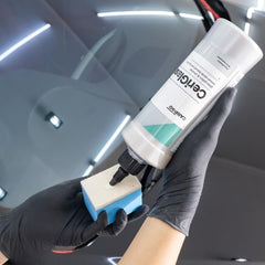 CARPRO CeriGlass label close-up highlighting instructions and product identity