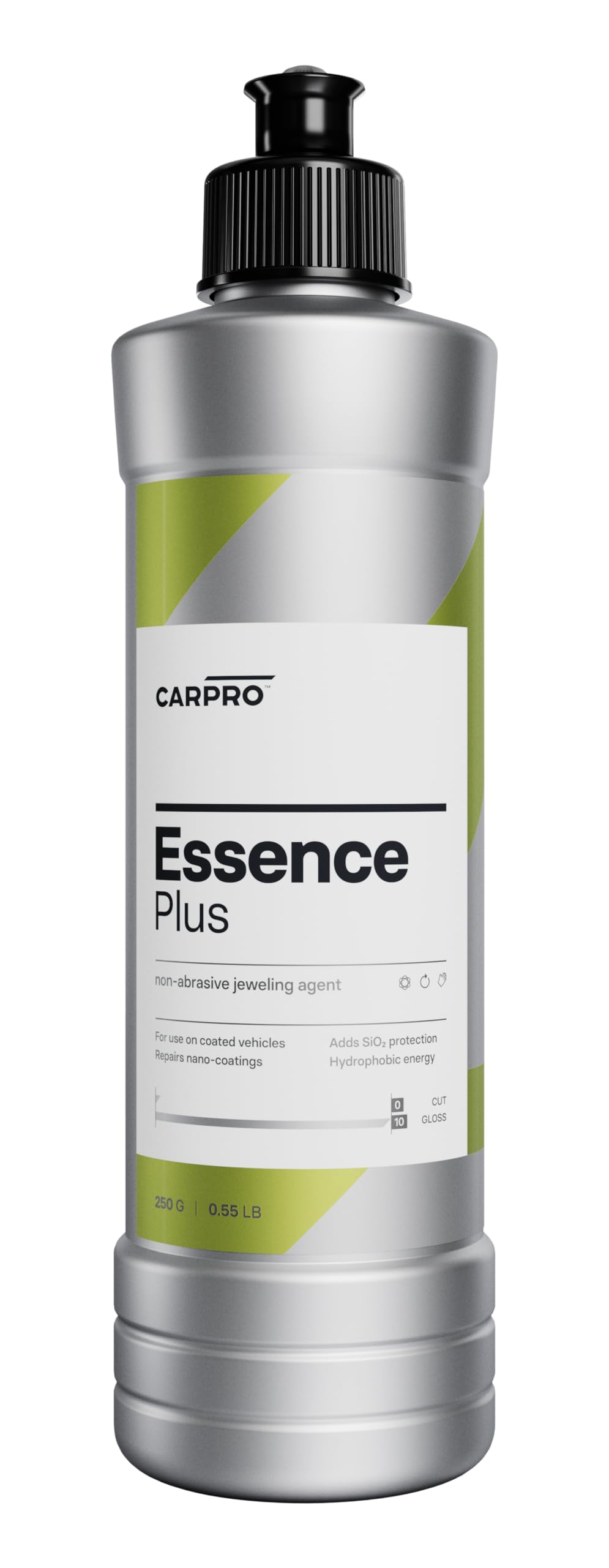 CARPRO Essence PLUS front bottle view highlighting product clarity and benefit