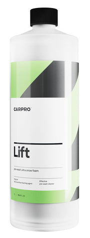CARPRO front label on Lift bottle showing product identity and use benefits