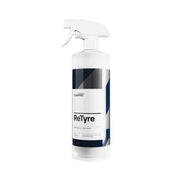 CARPRO ReTyre front label showing product benefits and clear usage