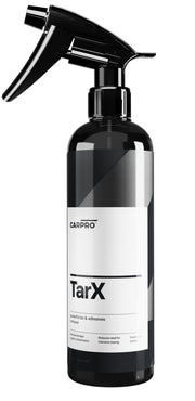CARPRO TarX front bottle showing label and capacity, highlights easy identification