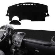 CARTIST front view of dash cover showing tailored fit and neat finish