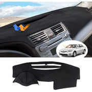 CARTIST front view of black dash cover showing seamless fit and reduced glare
