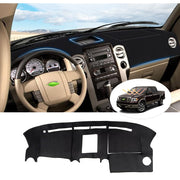 CARTIST dash cover front fit showing precise contour and improved dash protection