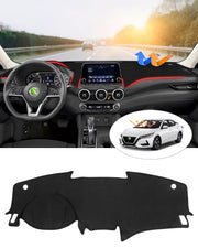 CARTIST dash cover front view showing precise fit and low-glare finish