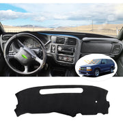 CARTIST dash cover front view showing full dashboard protection and neat fit