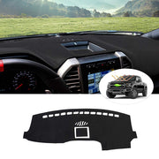 CARTIST front view dashboard cover showing clean fit and sun protection