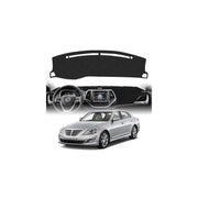 CARTIST front view of dash cover showing neat fit and low-glare benefit