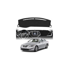CARTIST front view of dash cover showing neat fit and low-glare benefit