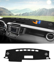 CARTIST front view of RAV4 dashboard cover showing exact fit and sleek look