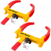 CARTMAN clamp front view showing bright color and solid build for visible theft deterrence