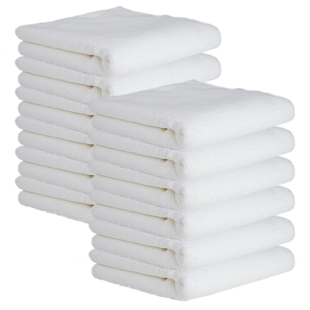 CARTMAN front packaging showing 12-pack white microfiber towels and convenience