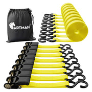 CARTMAN front packaging showing 8-pack yellow straps and clear product view