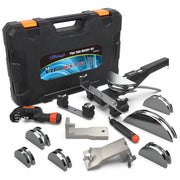 CARVALAX kit open showing organized bender heads and case for efficient transport