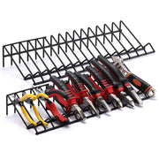CASOMAN front view of two black plier racks showing organized slots and quick access