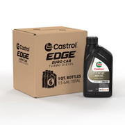 Castrol bottle front packaging showing brand and easy storage benefit