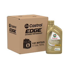 Castrol EDGE front packaging showing brand and premium 5W-30 benefits