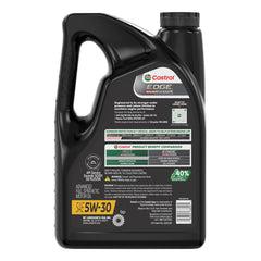 Close-up of Castrol EDGE oil texture highlighting full-synthetic clarity and engine protection