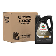 Castrol EDGE Euro front packaging showing brand and product benefits