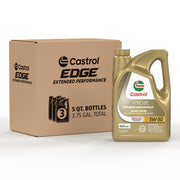 Castrol EDGE front packaging showing product and benefits