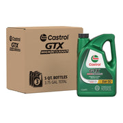 Castrol bottle front packaging showing product and benefits