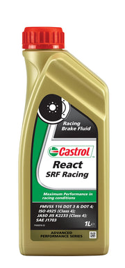Castrol SRF front packaging showing 1L bottle and label benefits