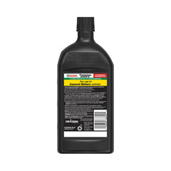 Castrol Transmax closeup of label highlighting DEXRON‑VI approval and specification details for confidence