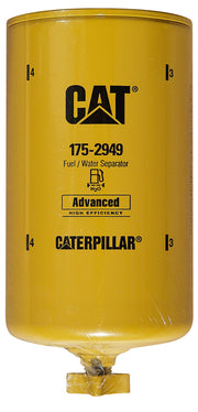 CAT 175-2949 front view showing label and mounting threads, ensuring correct part fit