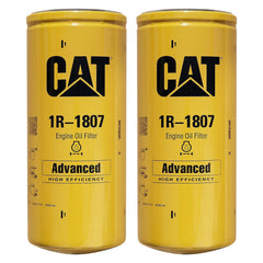 CAT 1R-1807 front view pack of two showing labels and OEM fit