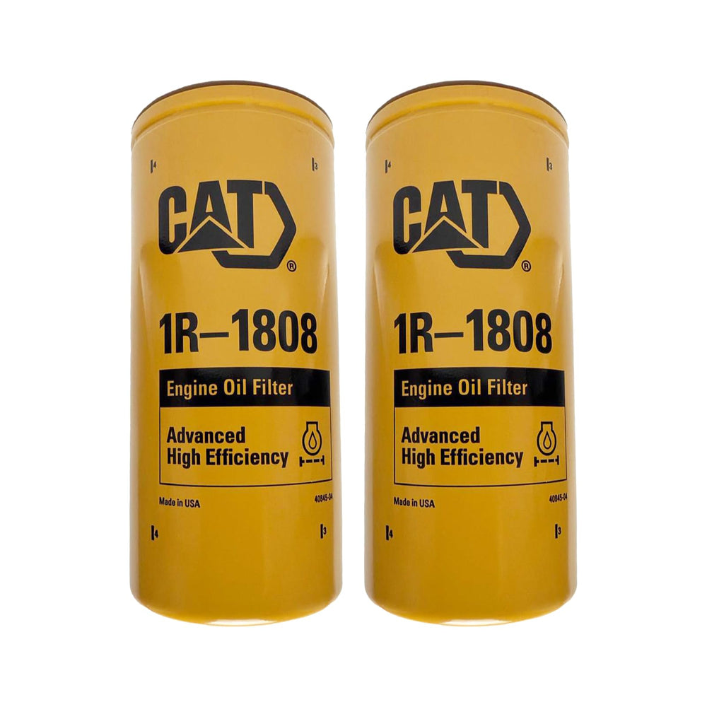 CAT 1R-1808 front view showing label and pack benefits
