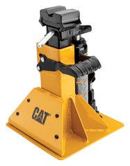 CAT jack safety lock detail showing automatic lock and added worksite security