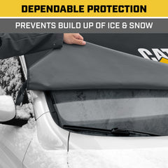 CAT installed on SUV demonstrating full windshield protection and quick morning readiness