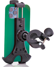 CAW.CAR front view of mount showing compact design and secure clamp