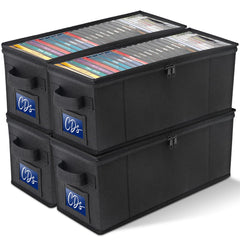 CCidea front view of full pack showing neat organized CD storage and easy access