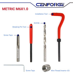 CENFORGE drill and tap closeup demonstrating precise cutting