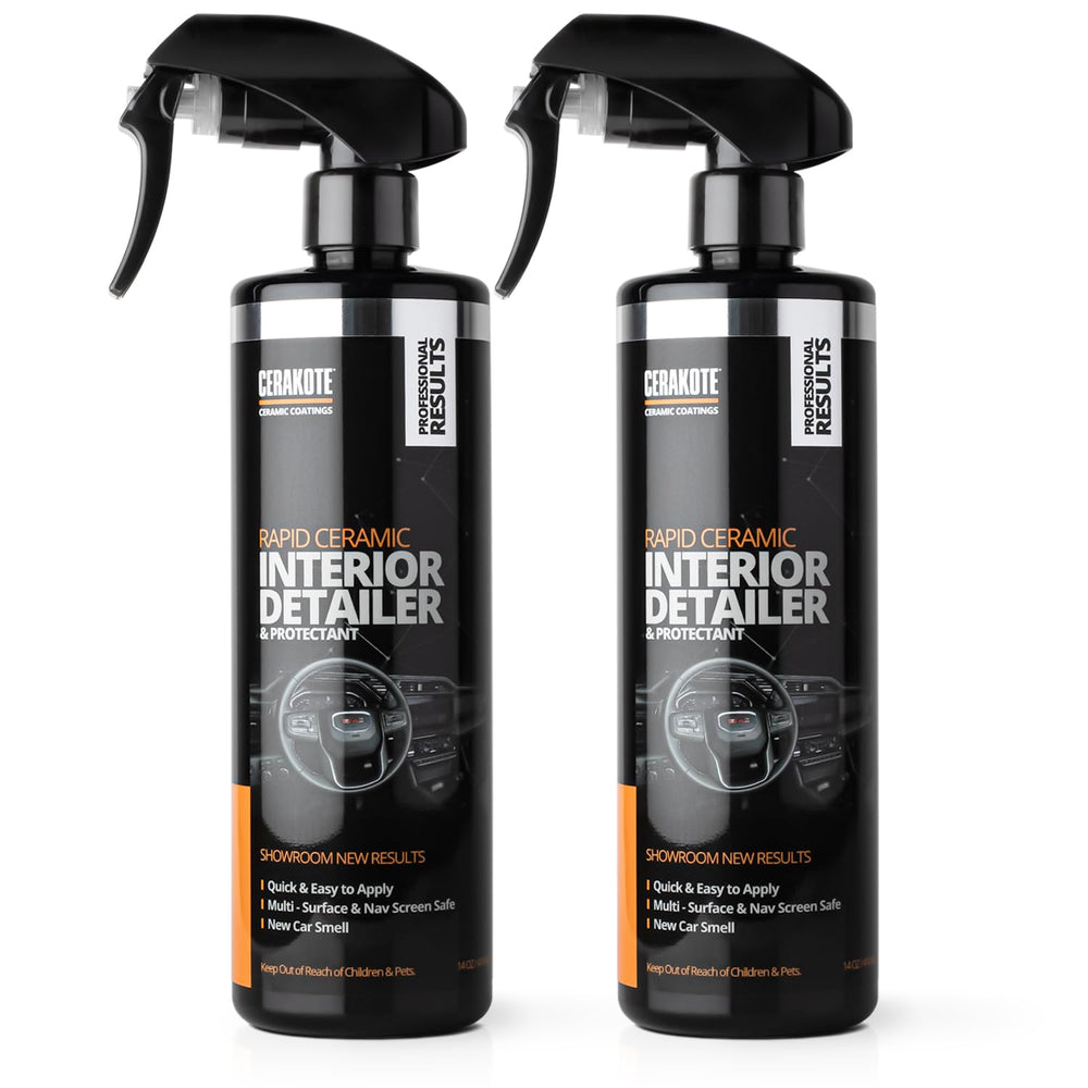 CERAKOTE front packaging showing two spray bottles and label, quick visual benefit