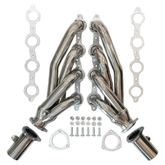 Certified Automotive Experts front view showing complete shorty header set benefits fitment