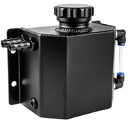 Cesilili front view black expansion reservoir showing compact design and durable finish