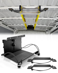 CGENWDCH front view mounted holder showing secure overhead storage benefit